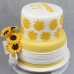 Flower - Sunflower Bow Cake (D,V)